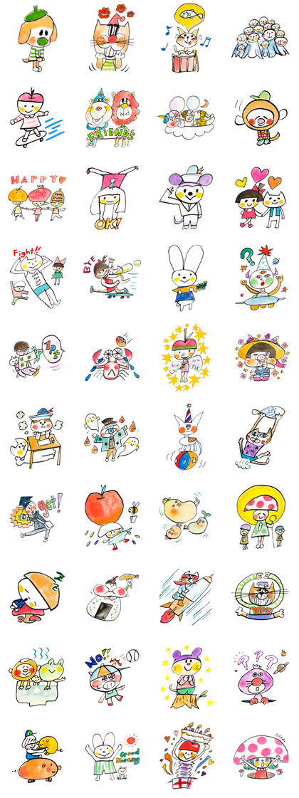 sticker1000239-Satoshishappy characters vol.03