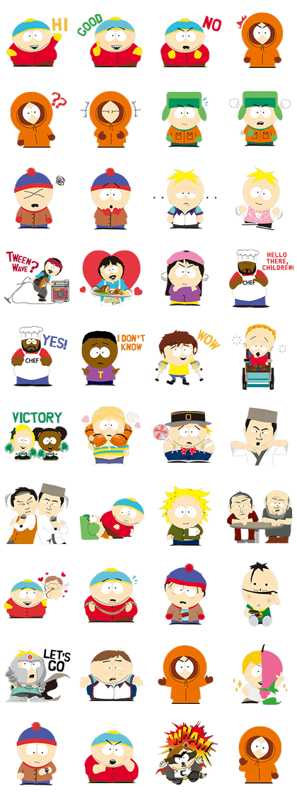 Stickerline2347 - South Park 