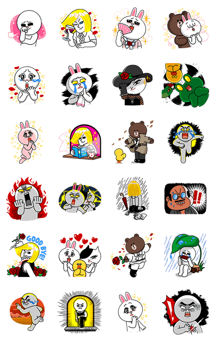 Sticker3175-LINE Characters: Burning Emotion [เคลื่อนไหวได้]
