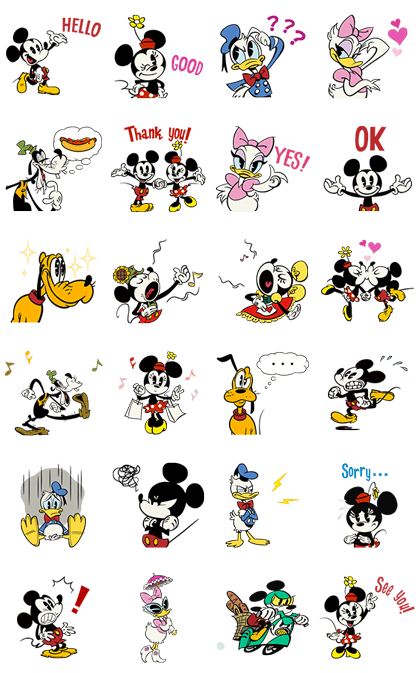 Sticker3487-The New Mickey Mouse Cartoon Series[เคลื่อนไหวได้]